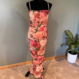 Express Floral Body Con Dress, Size M, NWOT